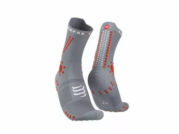 Compressport Pro Racing V4.0 Trail Hardloopsokken Grijs 3 Compressport Pro Racing V4.0 Trail Hardloopsokken Grijs