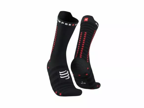 Compressport Pro Racing V4.0 Ultralight High Cut Hardloopsokken Zwart 3 Compressport Pro Racing V4.0 Ultralight High Cut Hardloopsokken Zwart