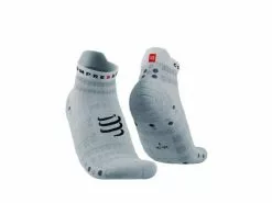 Compressport Pro Racing V4.0 Low Cut Hardloopsokken Wit