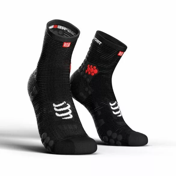 Compressport Pro Racing V3.0 Hoge Hardloopsokken Zwart 3 Compressport Pro Racing V3.0 Hoge Hardloopsokken Zwart