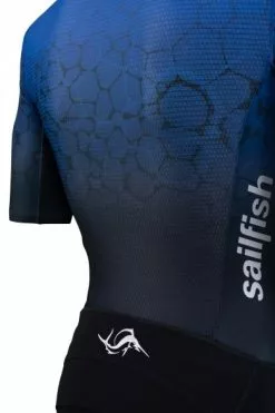 Sailfish Aerosuit Perform Trisuit Korte Mouw Blauw Heren -Goedkope Sport Glans Winkel sailfish trisuits heren aerosuit perform blue 04