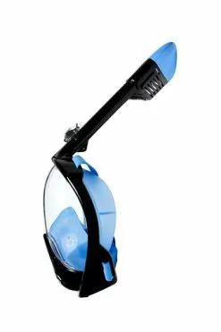 Sea Turtle Flex Deluxe Full Face Snorkelmasker Zwart/blauw -Goedkope Sport Glans Winkel sea turtle flex deluxe blk blue 2