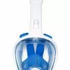 Sea Turtle Flex Deluxe Full Face Snorkelmasker Wit/blauw