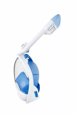 Sea Turtle Flex Deluxe Full Face Snorkelmasker Wit/blauw -Goedkope Sport Glans Winkel sea turtle flex deluxe wht blue 3