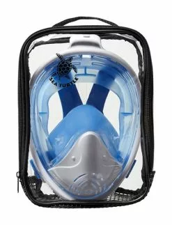 Sea Turtle Flex Deluxe Full Face Snorkelmasker Wit/blauw -Goedkope Sport Glans Winkel sea turtle flex deluxe wht blue 5
