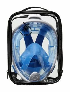 Sea Turtle Flex Full Face Snorkelmasker Wit/blauw 12 Sea Turtle Flex Full Face Snorkelmasker Wit/blauw -Goedkope Sport Glans Winkel sea turtle flex wht blue 4