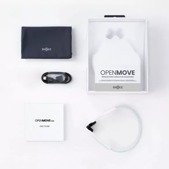 Shokz OpenMove Hoofdtelefoon Grijs 9 Shokz OpenMove Hoofdtelefoon Grijs - Afbeelding 7