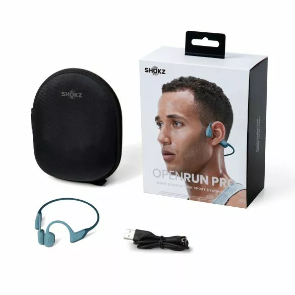 Shokz OpenRun Pro Hoofdtelefoon Blauw 8 Shokz OpenRun Pro Hoofdtelefoon Blauw - Afbeelding 6