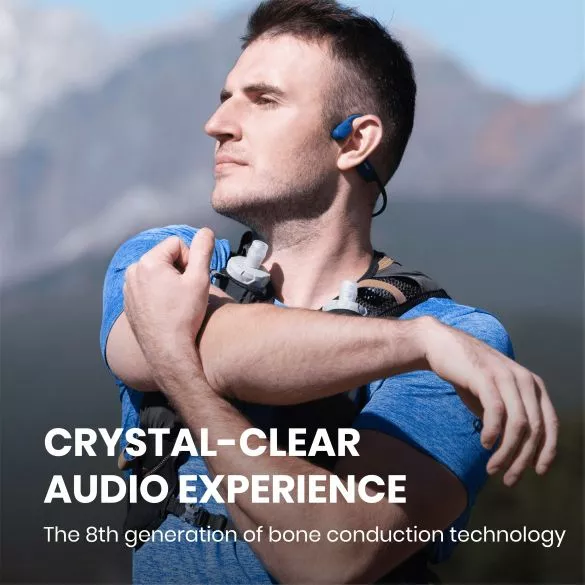 Shokz OpenRun Hoofdtelefoon Blauw 11 Shokz OpenRun Hoofdtelefoon Blauw - Afbeelding 9