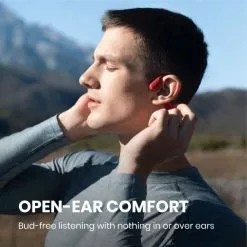 Shokz OpenRun Hoofdtelefoon Rood -Goedkope Sport Glans Winkel shokz koptelefoon openrun s803rd 11