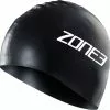 Zone3 Silicone Swim Cap Zwart -Goedkope Sport Glans Winkel silicone swim cap black