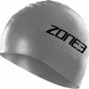 Zone3 Silicone Swim Cap Zilver -Goedkope Sport Glans Winkel silicone swim cap silver