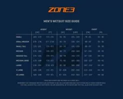 Zone3 Versa Swimrun Heren 12 Zone3 Versa Swimrun Heren -Goedkope Sport Glans Winkel sizing guides mens wetsuit 3
