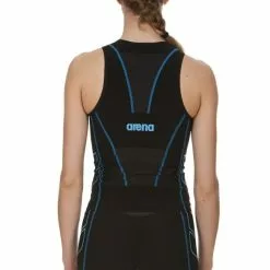 Arena ST Mouwloos Tri Top Zwart Dames -Goedkope Sport Glans Winkel st tritop w black 3