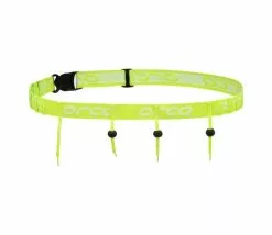 Orca Startnummerband Met Energie Gel Vakjes Geel