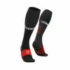 Compressport Full Socks Run Compressiesokken Zwart -Goedkope Sport Glans Winkel su00004b black