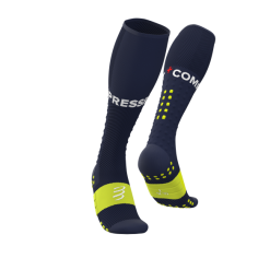 Compressport Full Socks Run Compressiesokken Blauw
