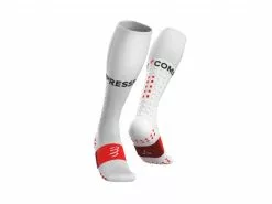 Compressport Full Socks Run Compressiesokken Wit