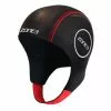 Zone3 Neopreen Swim Cap Zwart/rood
