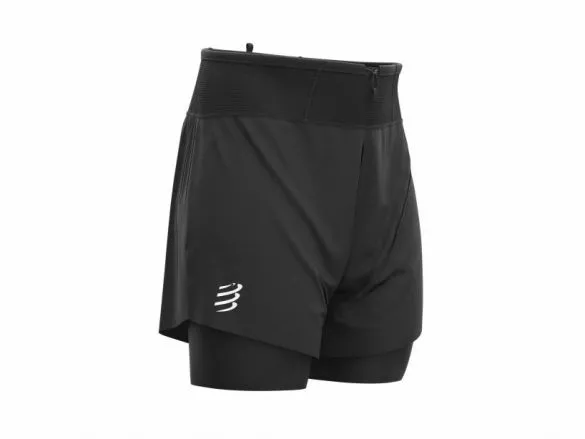 Compressport Trail 2-in-1 Compressie Short Zwart Heren 3 Compressport Trail 2-in-1 Compressie Short Zwart Heren