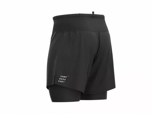 Compressport Trail 2-in-1 Compressie Short Zwart Heren 4 Compressport Trail 2-in-1 Compressie Short Zwart Heren - Afbeelding 2