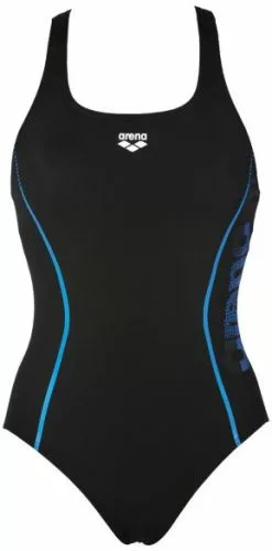 Arena Resistor Badpak Zwart/blauw Dames