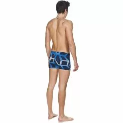 Arena Spider Shorts Zwembroek Blauw/wit Heren -Goedkope Sport Glans Winkel training spider shorts blue wht 4