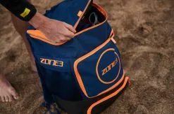 Zone3 Transition Bag Rugzak Blauw/oranje -Goedkope Sport Glans Winkel transition backpack blue orange 2