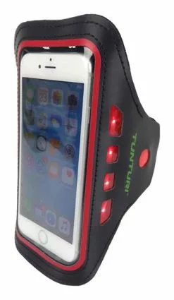 Tunturi Led Telefoon Sportarmband Rood 14TUSRU180