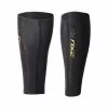 2XU Elite MCS Compression Calf Guard Zwart/goud -Goedkope Sport Glans Winkel ua3064b blk gld 2