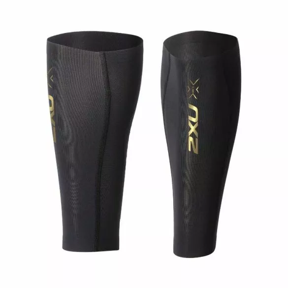 2XU Elite MCS Compression Calf Guard Zwart/goud 3 2XU Elite MCS Compression Calf Guard Zwart/goud