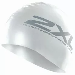 2XU Siliconen Swim Cap Wit
