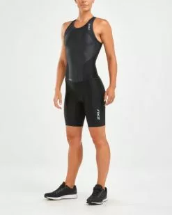 2XU Perform Y-back Trisuit Zwart Dames -Goedkope Sport Glans Winkel wt4856d blk blk