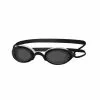 Zoggs Fusion Air Zwembril Zwart - Donkere Lens -Goedkope Sport Glans Winkel zoggs fusion air 304755 black smoke