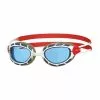 Zoggs Predator Blauwe Lens Zwembril Wit/rood -Goedkope Sport Glans Winkel zoggs predator blue lens white red