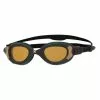 Zoggs Predator Flex Polarized Ultra Reactor Zwembril Zwart/goud