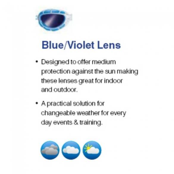 Zoggs Predator Blauwe Lens Zwembril Wit/rood 4 Zoggs Predator Blauwe Lens Zwembril Wit/rood - Afbeelding 2