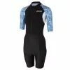 Zone3 Lava Aero Trisuit Korte Mouw Kona Print Dames -Goedkope Sport Glans Winkel zone3 dames trisuit lava short sleeve trisuit kona print 01