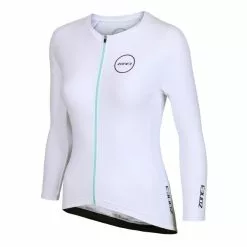 Zone3 Lava Aero Lange Mouw Tri Top Wit Dames
