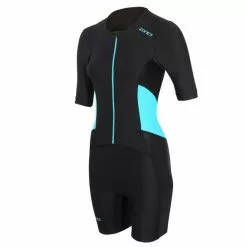 Zone3 Activate Trisuit Korte Mouw Zwart/blauw Dames