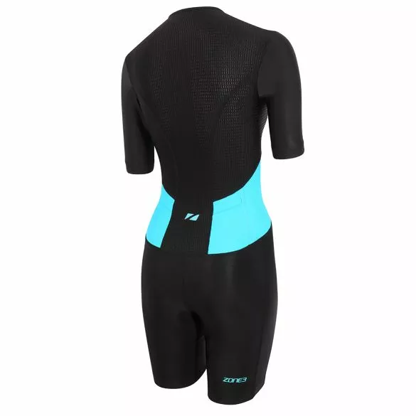 Zone3 Activate Trisuit Korte Mouw Zwart/blauw Dames 4 Zone3 Activate Trisuit Korte Mouw Zwart/blauw Dames - Afbeelding 2