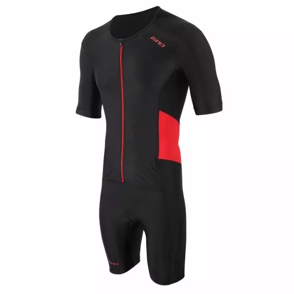 Zone3 Activate Trisuit Korte Mouw Zwart/rood Heren 3 Zone3 Activate Trisuit Korte Mouw Zwart/rood Heren