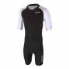 Zone3 Lava Long Distance FZ Aero Korte Mouw Trisuit Heren 1 Zone3 Lava Long Distance FZ Aero Korte Mouw Trisuit Heren -Goedkope Sport Glans Winkel zone3 trisuits heren lava short sleeve zwart wit ts20mlas101