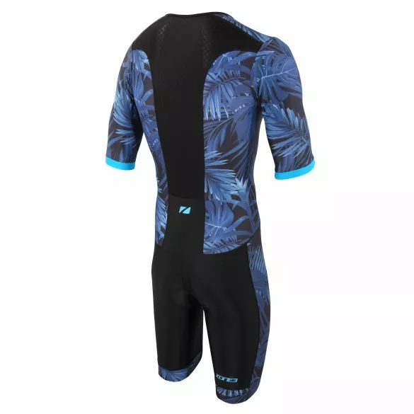 Zone3 Activate Plus Tropical Palm Trisuit Korte Mouw Heren 4 Zone3 Activate Plus Tropical Palm Trisuit Korte Mouw Heren - Afbeelding 2