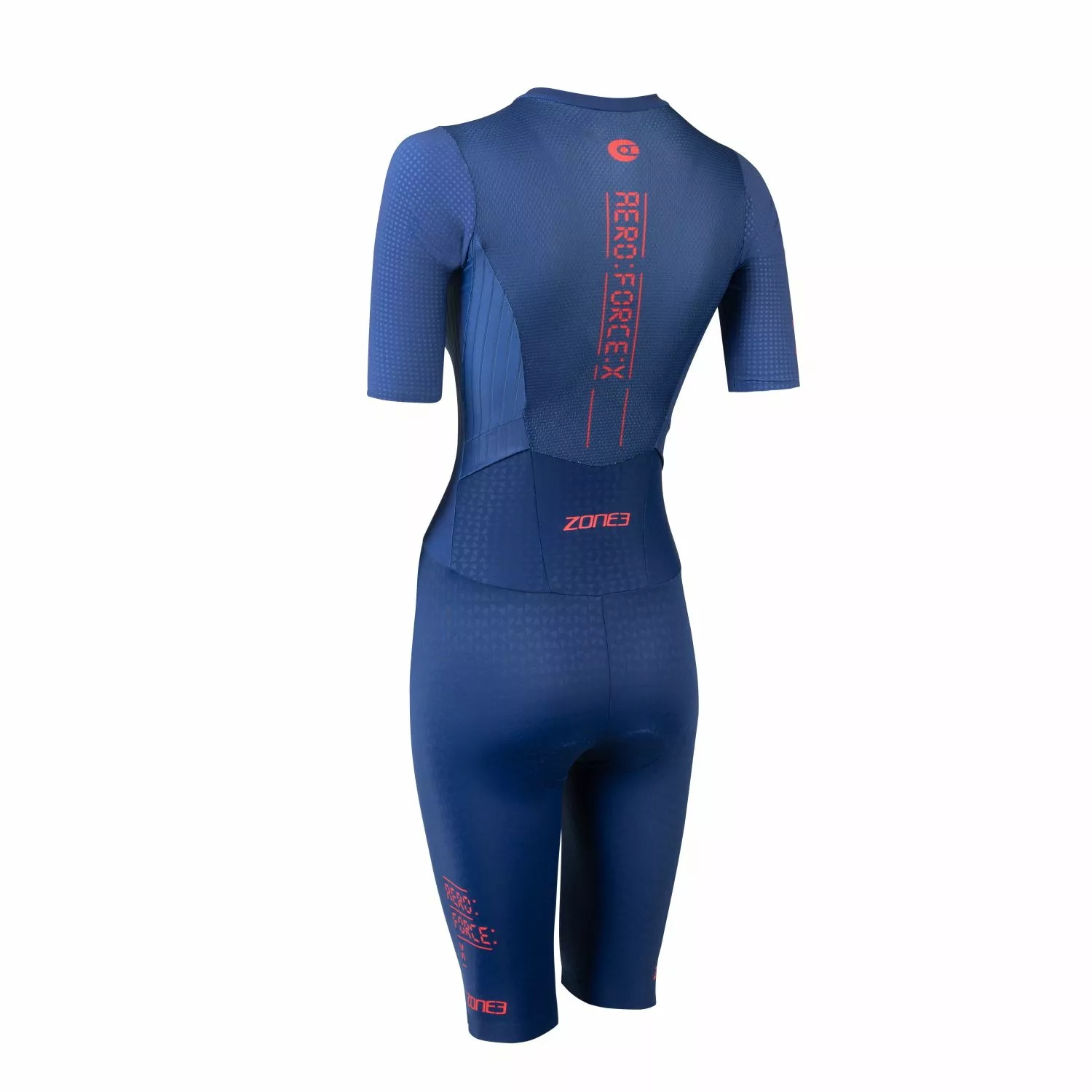 Zone3 Aeroforce X II Trisuit Korte Mouw Blauw Dames 4 Zone3 Aeroforce X II Trisuit Korte Mouw Blauw Dames - Afbeelding 2