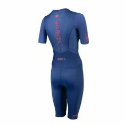 Zone3 Aeroforce X II Trisuit Korte Mouw Blauw Dames 11 Zone3 Aeroforce X II Trisuit Korte Mouw Blauw Dames -Goedkope Sport Glans Winkel zts23wafs103 004